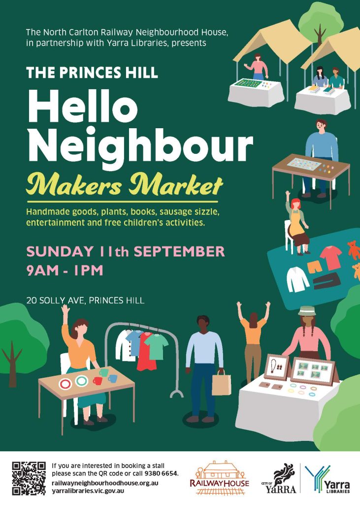 Hello Neighbour Makers Market September 11 2022 - Fitzroy High School - Embrace a bold & ambitious future.