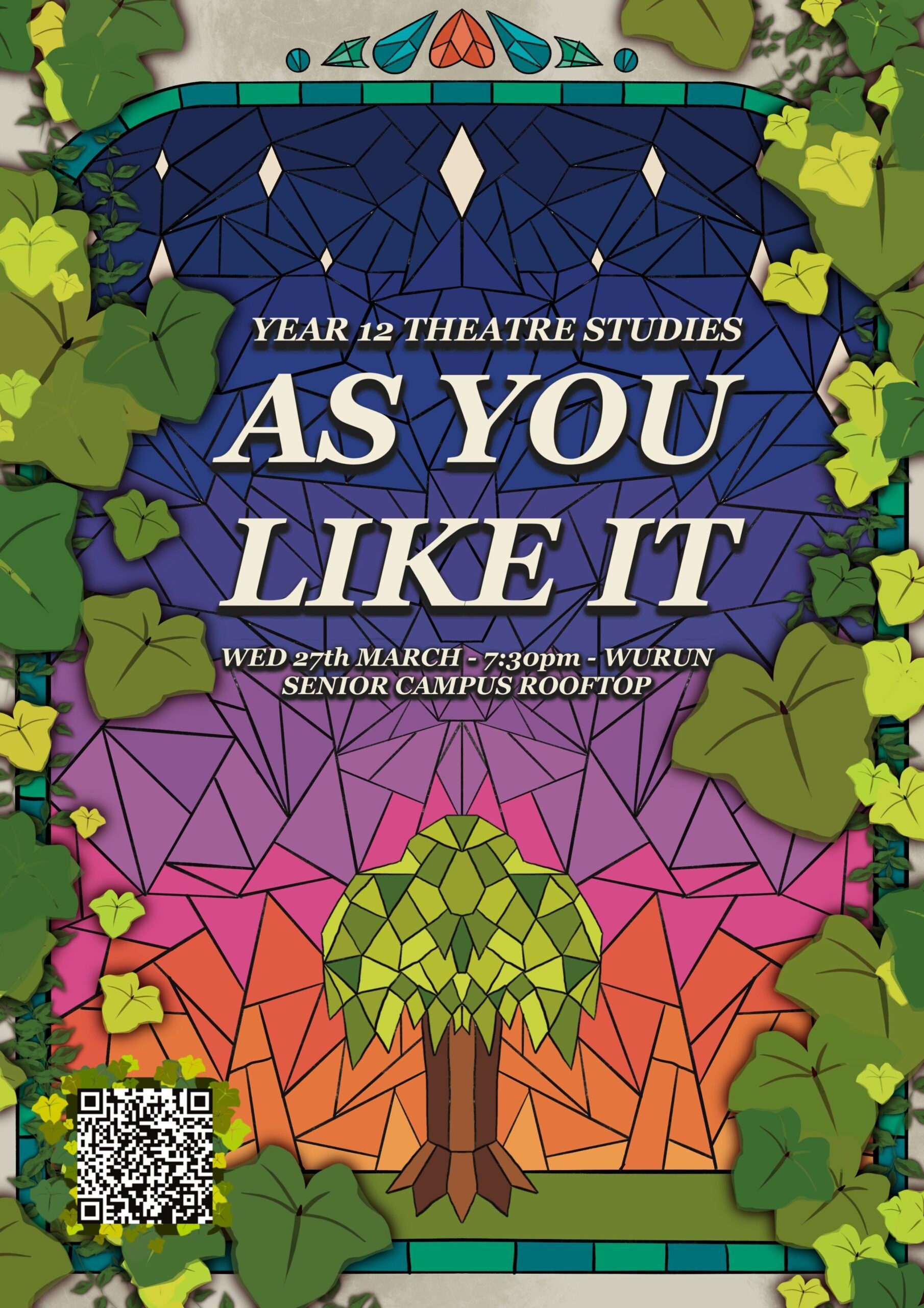 As You Like It Poster A4 scaled - Fitzroy High School - Embrace a bold & ambitious future.