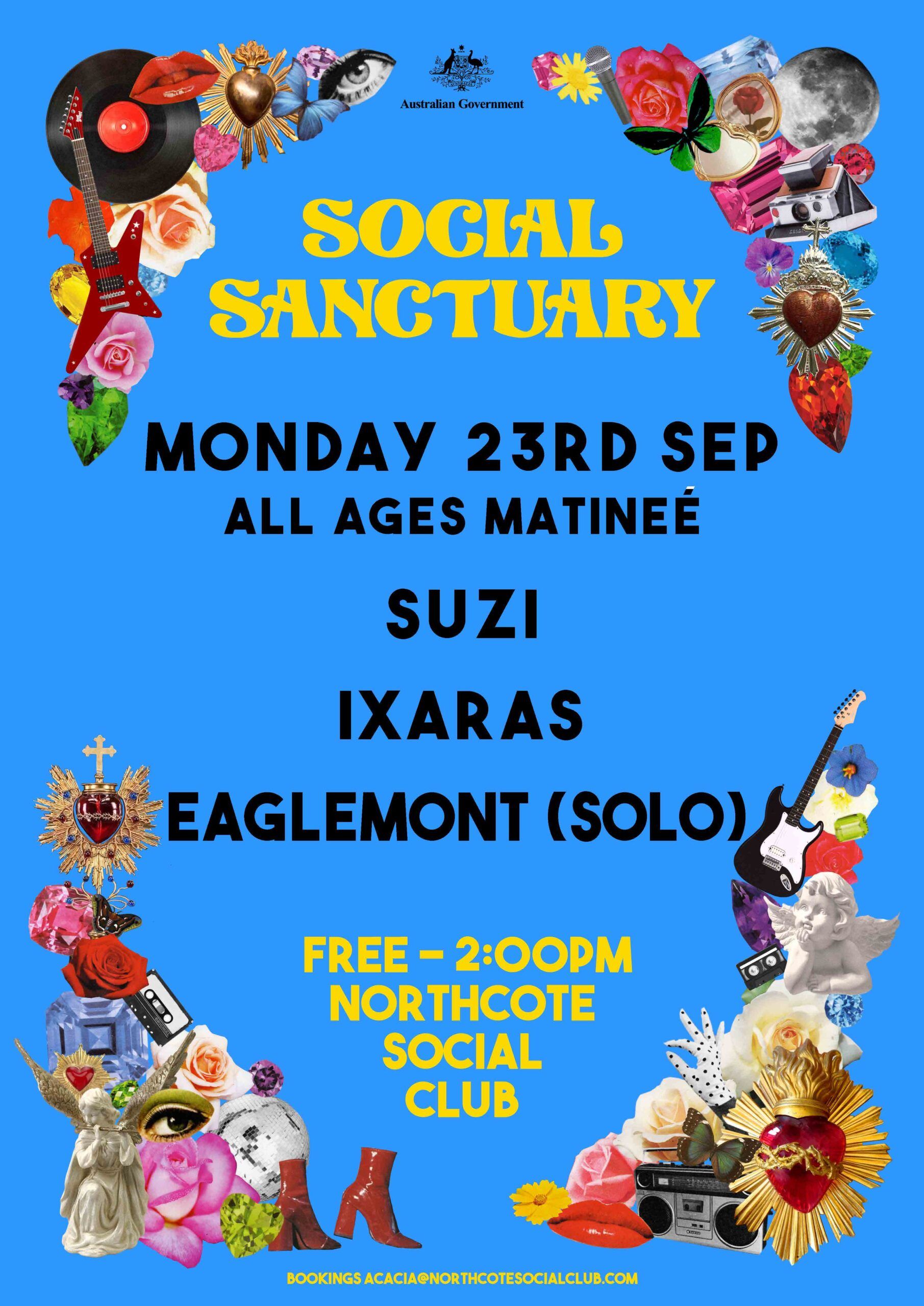 Social Sanctuary Suzi all ages matinee poster scaled - Fitzroy High School - Embrace a bold & ambitious future.